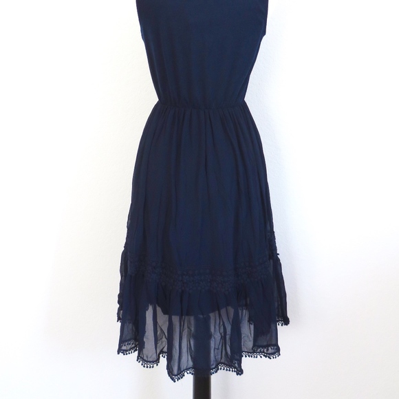 Navy Slip Dress - Picture 6 of 6